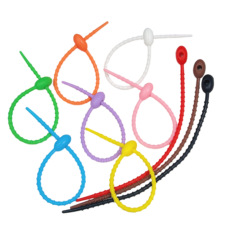 Cable Management Bag - Penjepit Kabel Silikon, Pengikat Kabel, Penjepit