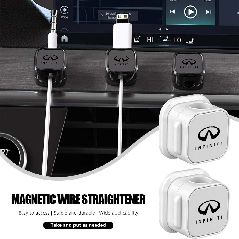Cable Management Bag - Untuk Pengatur Kabel Infiniti, Klip Magnetik