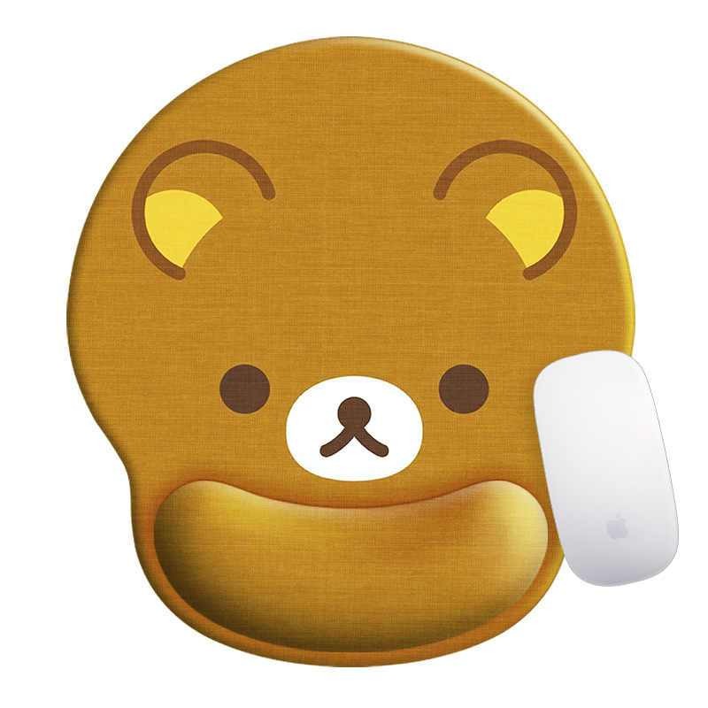 Laptop Accessories For Wrist Support - Penyangga Pergelangan Tangan Rilakkuma Mouse Pad