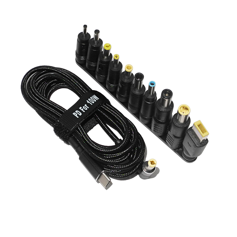 Laptop Lock Cable - Kabel pengisi daya adaptor daya, 100W