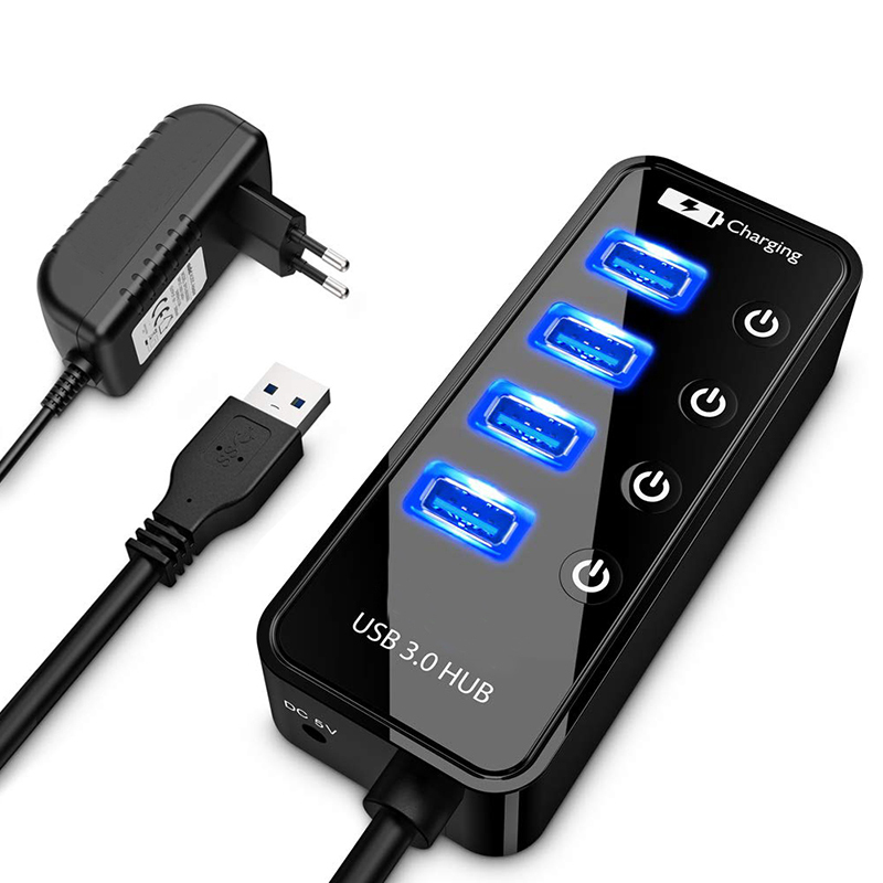 Laptop Lock Cable - Pengisi daya ponsel pintar USB HUB
