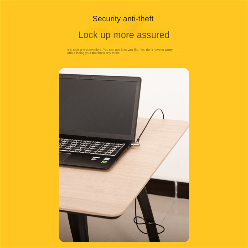 Kunci Komputer Kunci Laptop Co - Laptop Lock Cable ulasan dan harga