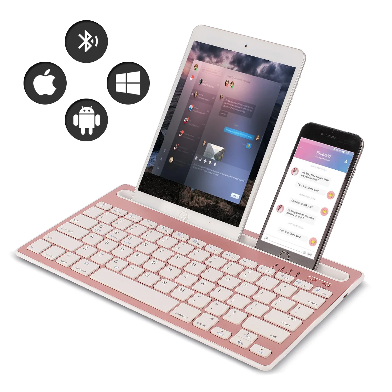 Keyboard Bluetooth Kompatibel  - Laptop Ergonomic Accessories ulasan dan harga