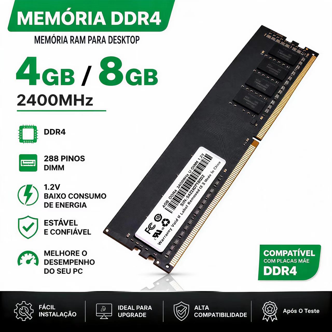 RAM DDR4 4GB 8GB 2400MHz Memor - Memory Ram Upgrade ulasan dan harga