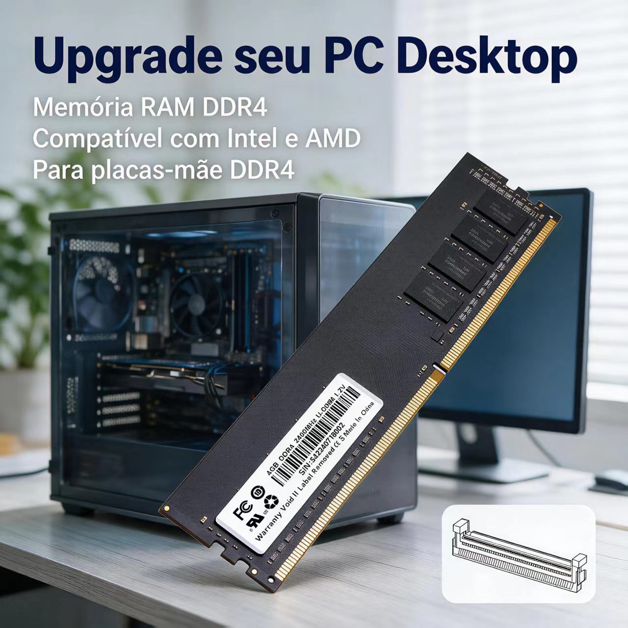 RAM DDR4 4GB 8GB 2400MHz Memor - Memory Ram Upgrade ulasan dan harga