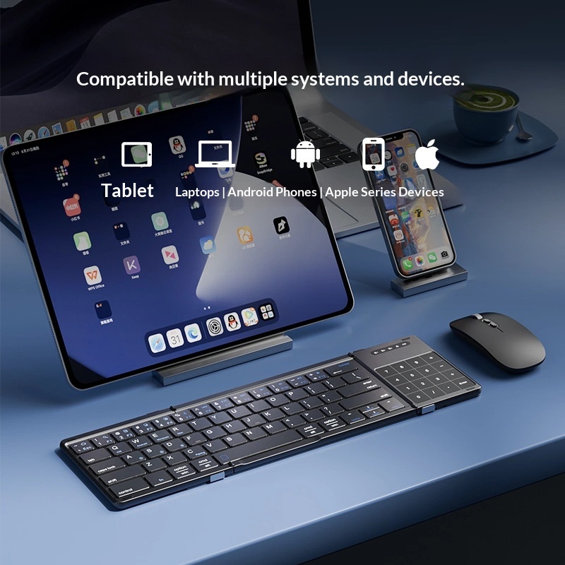 Keyboard Bluetooth Nirkabel Me - Laptop Ergonomic Accessories ulasan dan harga