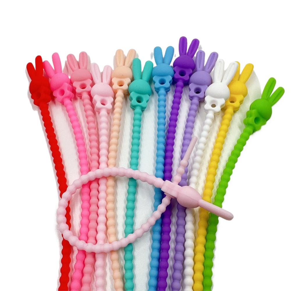 10Pcs Pengatur Kabel Silikon B - Cable Management Bag ulasan dan harga
