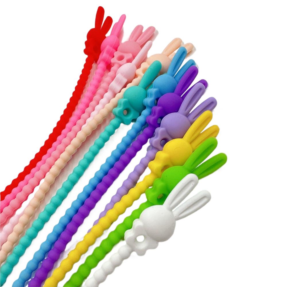 10Pcs Pengatur Kabel Silikon B - Cable Management Bag ulasan dan harga