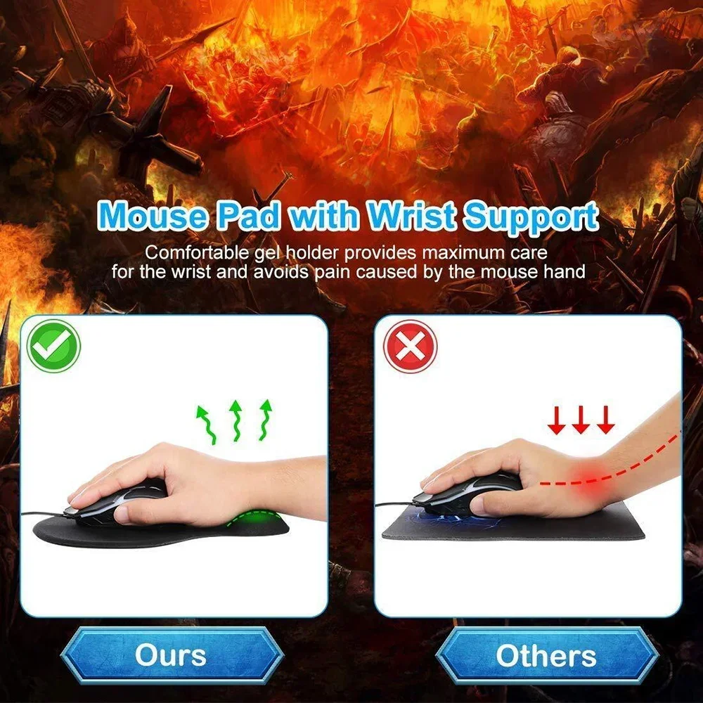 Bantalan Mouse Pelindung Perge - Laptop Accessories For Wrist Support ulasan dan harga